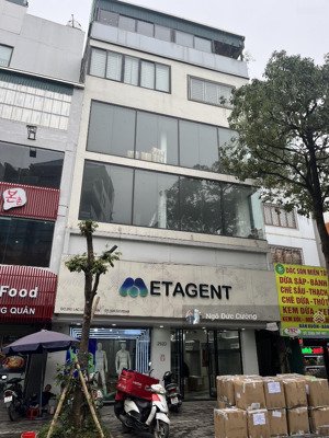 cho thuê mbkd hoàng quốc việt 130m x 3t, mt 8m tuyến phố showroom & văn phòng sôi động | 0336920