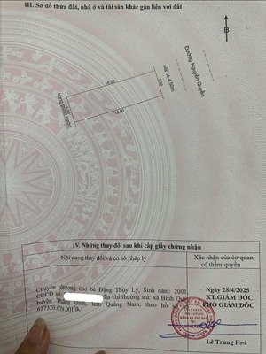 bán 90m2 đất mặt tiền nguyễn quyền ngay trung tâm bến xe đà nẵng giá 3,75 tỷ