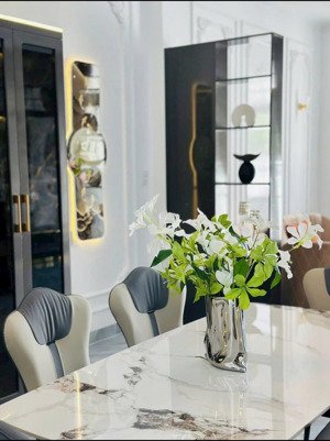 biệt thự cổ điển dt 6x38m, đối diện khu hiệp thành, thủ dầu, sân đậu 4 ô tô, giá chỉ 5 tỷ x tl