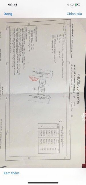 bán lô đất đẹp 2 mặt tiền đường phó đức chính và lê văn huân - phường vĩnh hoà - tp nha trang.