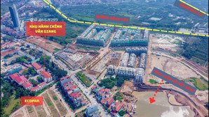 bán căn bt sân vườn 2 mặt tiền bt3 căn 05, diện tích 160m2 hướng đông nam tại vaquarius văn giang