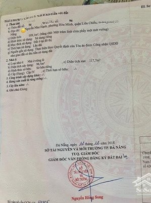 bán đất mt 47 nguyễn như hạnh, phường hòa minh, quận liên chiểu, đà nẵng