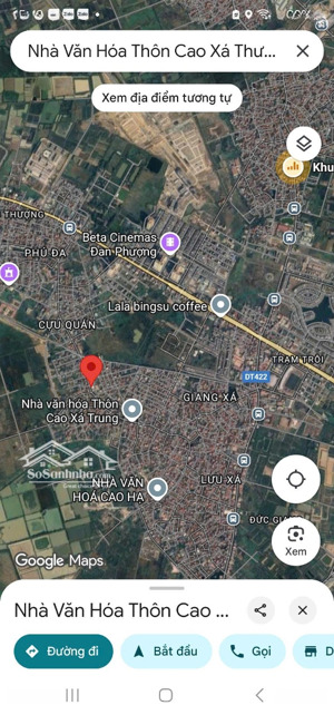 bán đất cao xá - đức thượng 50 m2