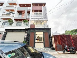 bán nhà đẹp sổ riêng 83.8m2 hoàn công 4 tầng nội thất cơ bản gần quận 7