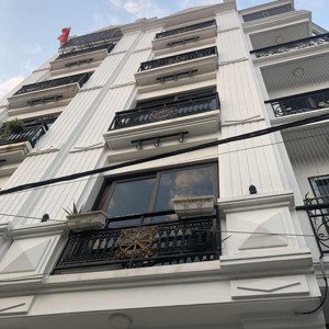 nhà an trai 35m2 5 tầng mặt tiền 4m cạnh cấp 1, 2 vân canh 50m ra đường xe công đỗ tránh 4 tỷ 95