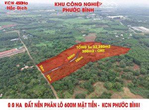 gom nhanh 3,2ha mặt tiền 600m giá 2,5tr/m2 quỹ đất phân lô lý tưởng gần kcn & sân bay long thành
