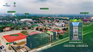 bán căn shophouse siêu đẹp tại âu cơ park city - vị trí trung tâm, kinh doanh đắc lợi
