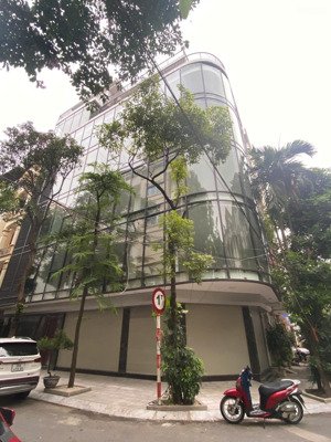 cho thuê nhà đặng thùy trâm dt 100m2 6 tầng, 2 mt 15m, thông sàn, thang máy, điều hòa giá 90 triệu