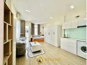 cho thuê căn hộ ban công, máy giặt riêng - rộng 45m2 - gần cầu thị nghè