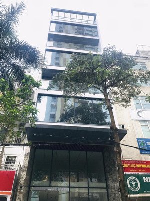 cho thuê tòa nhà hoàng quốc việt, cầu giấy 80 mét 7 tầng thông sàn thang máy mới đẹp