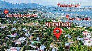 bán nhanh lô đất full thổ cư cam thành bắc , mặt đầm thủy triều cam lâm