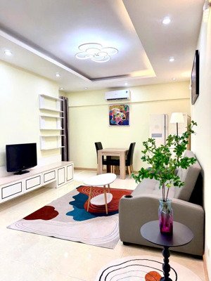 cho thuê căn hộ chung cư cảnh sát 113 trung kính, 50m2 1 ngủ full đồ mới 10 triệu/tháng