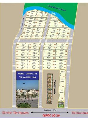 bán đất mặt tiền ql26, có sẳn gần 3000m2 đát thổ cư/ dt: gần 15.000m2, sát cạnh ubnd x.ninh tây