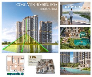 căn hộ 2pn - view hướng thủy - giá chủ đầu tư - không chênh + tặng quà tân gia hấp