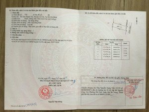 giá 1.95 tỷ sổ hồng riêng, thửa 772 tờ 23, 518.2=91m2, xã tân thạnh tây, huyện củ chi