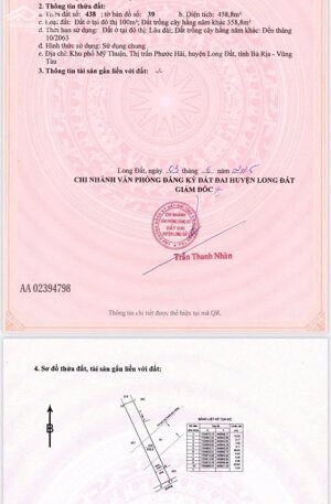 Bán đất biển XÃ PHƯỚC HẢI _ TP.HCM Thị Trấn Phước Hải- Long Đất BRVT cũ