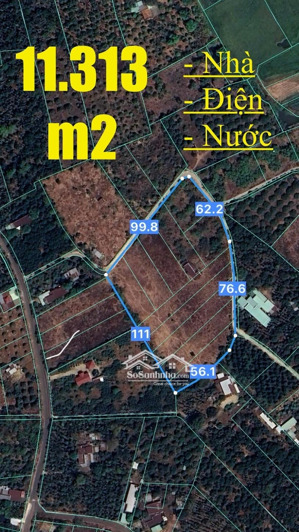 cho thuê đất rộng hơn 1 mẫu có nhà, giếng khoan, đường bê tông 2 mặt tiền đất, 20 triệu cho cả năm