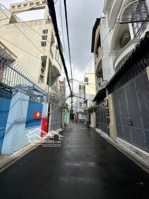 bán nhà hxh nguyễn kiệm, phú nhuận. dt 4,3 x 22, 1 trệt 1 lầu, hẻm thông tiện kd buôn bán