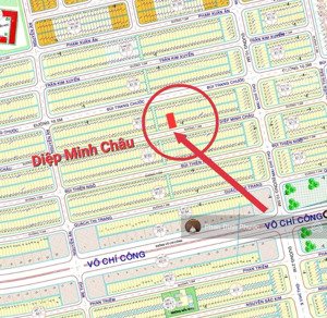 bán o2 lô liền kề đường diệp minh châu hòa xuân, đà nẵng
