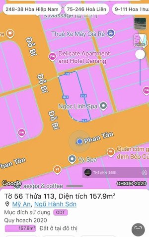 đất biển mỹ khê. góc 2 mặt tiền cách biển chỉ 100m. khu phố đi bộ. đang cho thuê làm siêu thị