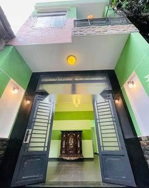 cho thuê nhà hẻm 4m(xh) hồng bàng, p.12, q.6 giá 12tr
