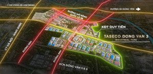 lô ngoại giao gđ2 kcn taseco đồng văn 3, hà nam độc quyền duy nhất, giá cực tốt tháng 6/2025!