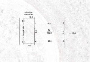 lô đất 100m2, mặt đường xe buýt chạy qua an phú, chúc sơn