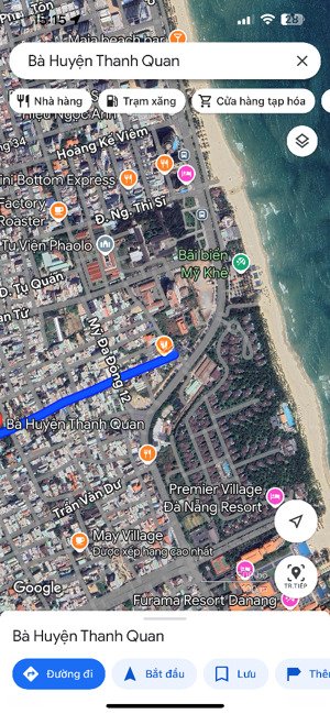 bán đất diện tích lớn 475m2 ngang khủng 22m sát biển - cạnh phố tây