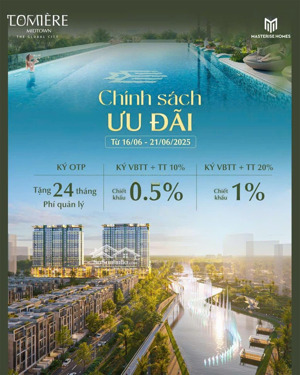bán căn hộ 1pn 48m² tại lumière midtown quận 2 view thoáng, giá 7.79 tỷ