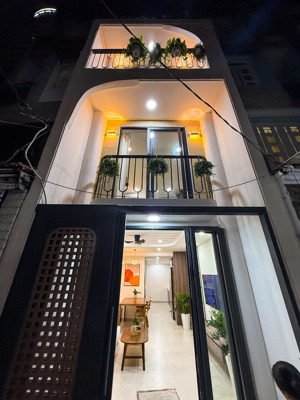nhà đẹp phong cách wabi sabi- ngô tất tố, bình thạnh- 3 tầnh 3pn3wc- view city garden- giá 6.65 tỉ