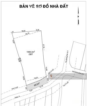 deal hiếm - 1000m2 đất ở hiện hữu tiện xây dựng biệt thự vườn, cụm chdv, kho hàng cty,...