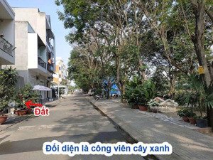 lô đất đẹp dt 5x17m khu dc êm đềm- linh xuân- đối diện là công viên