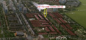 bán căn lô đất nền biệt thự 2 mặt thoáng, gần hồ, đường 17m vị trí kinh doanh