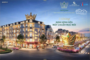bán biệt thự the crown eden, xây sẵn 6 tầng diện tích 150m2, mặt tiền 7,5m.