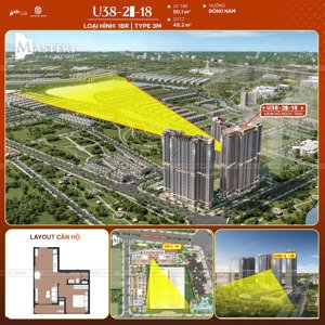 " căn hoa hậu " 1 ngủ+1 - tầng trung - giá tốt nhất thị trường - ban công đn view hồ ngọc trai