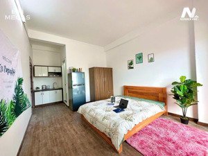 sẵn studio 30m2 full nội thất xô viết nghệ tĩnh, quận bình thạnh, gần hàng xanh, bến xe miền đông