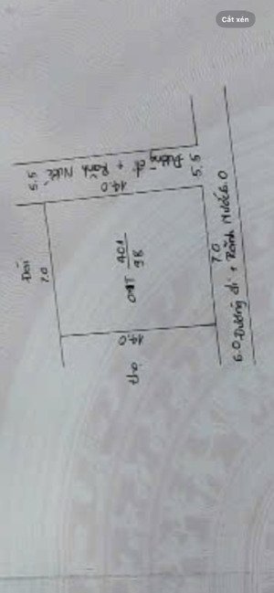 bán đất 98m2, 2,3 tỷ tại xã hoàng diệu, chương mỹ, hà nội , lô góc 2 măt tiền