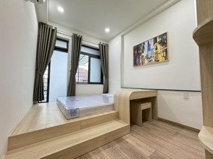 thuê ngăn căn hộ 1 phòng ngủ tách bếp ban công đón nắng mới 100%, ngay nguyễn công hoan, giáp q1