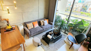 cho thuê căn hộ duplex trần cao diện tích rộng view bitexco giá chỉ 19triệu/tháng