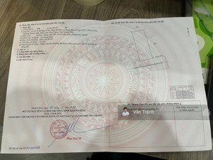 bán nhà mặt tiền b6 vcn phước hải nha trang đã có sổ đỏ riêng