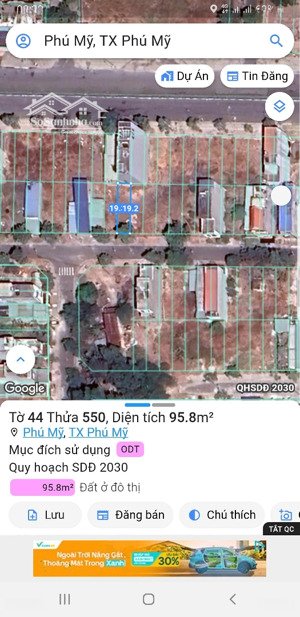 đất đg trương định khu vạn hạnh trung tâm p.phú mỹ,dt:5x18 giá 3.3ty xây khách sạn quá đẹp