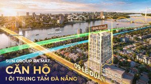 căn hộ 2 pn mặt tiền lê duẩn sông hàn - sun solar residence ck 18% sở hữu chỉ từ 4.8 tỷ/căn