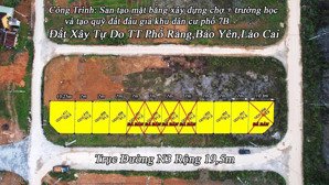 bán đất tại thị trấn phố ràng, bảo yên, lào cai, giá ưu đãi chỉ với 425 triệu, 91 m2