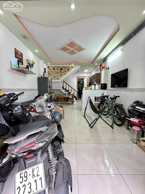 Quận 6, P. 12, hẻm ô tô thông, Nhà đẹp 2 tầng, 56m2, ô tô, giá rẻ