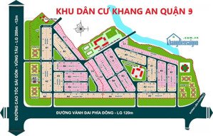 bán 3 nền đất kdc khang an ( địa ốc 3 ) p phú hữu, dt: 6x22, dt: 8x20, dt: 9x22