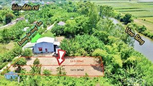 đất view sông 250m thổ cư ngang 7m
