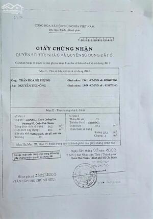 Nhà 4 tầng 2.8x10m 120/68/23 Thích Quảng Đức 4.65 tỷ