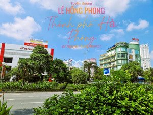 siêu phẩm toà nhà lô góc mặt tiền 36m tuyến 2 lê hồng phong giá chưa tới 150tr/m²