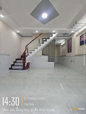 nhà 1 trệt 1 lầu sổ hồng riêng phường đông hòa dĩ an 50m2 2 tỷ 300 triệu 40 thổ cư