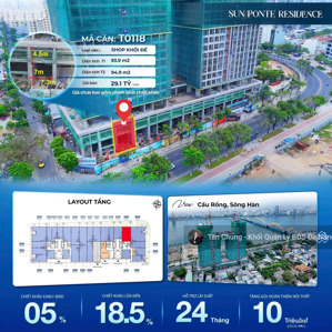 khối đế ponte 2 tầng - chuyên kinh doanh đặt thương hiệu - diện tích 190m2 - giá 22 tỷ